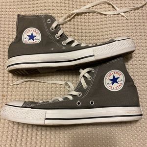 Grey Converse All Star High Tops
